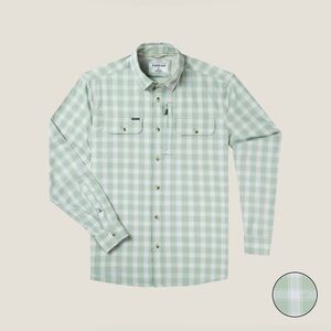 Poncho The Sapelo Performance Long Sleeve Button Shirt
